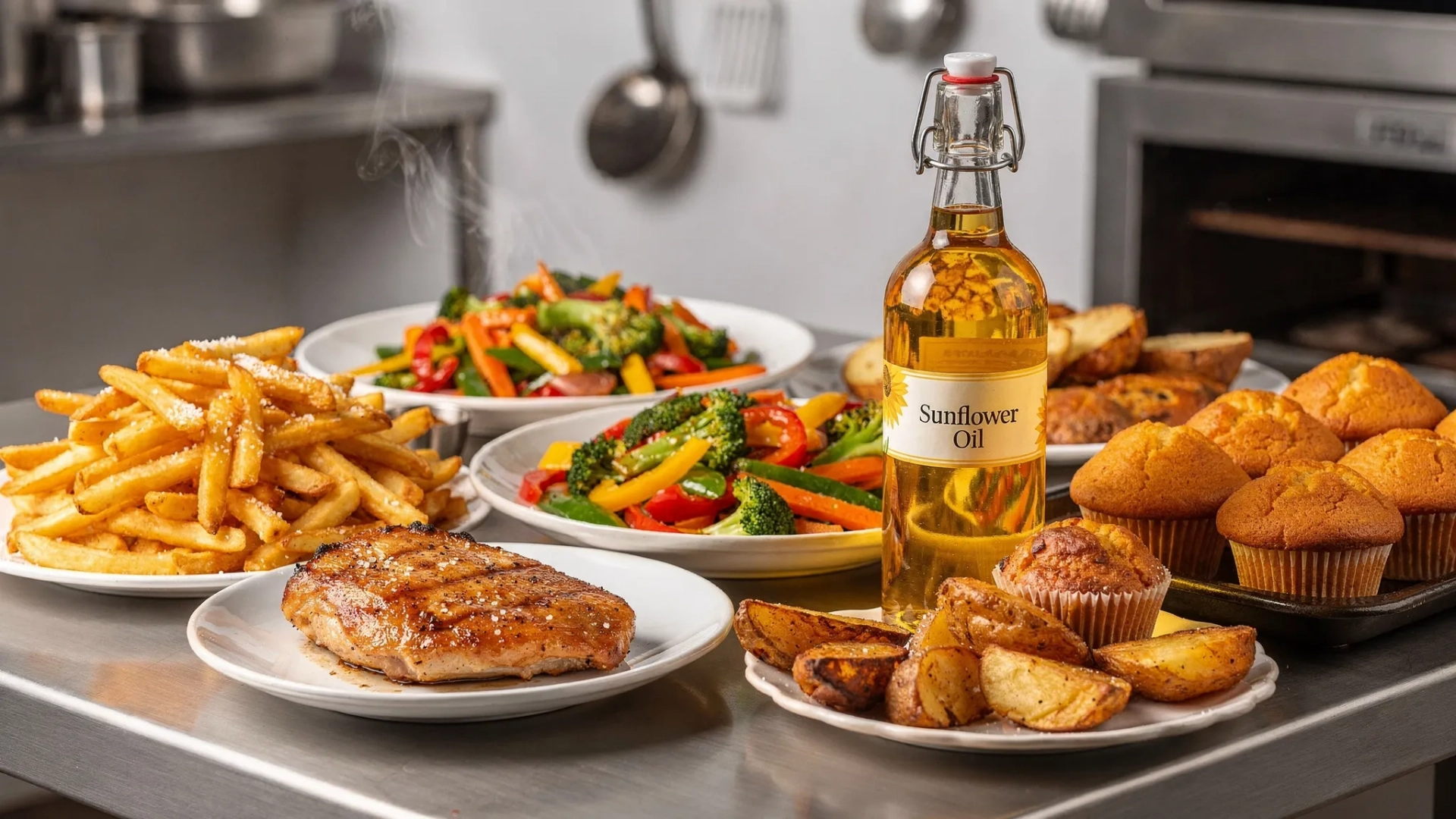 types of foods you can cook in sunflower oil