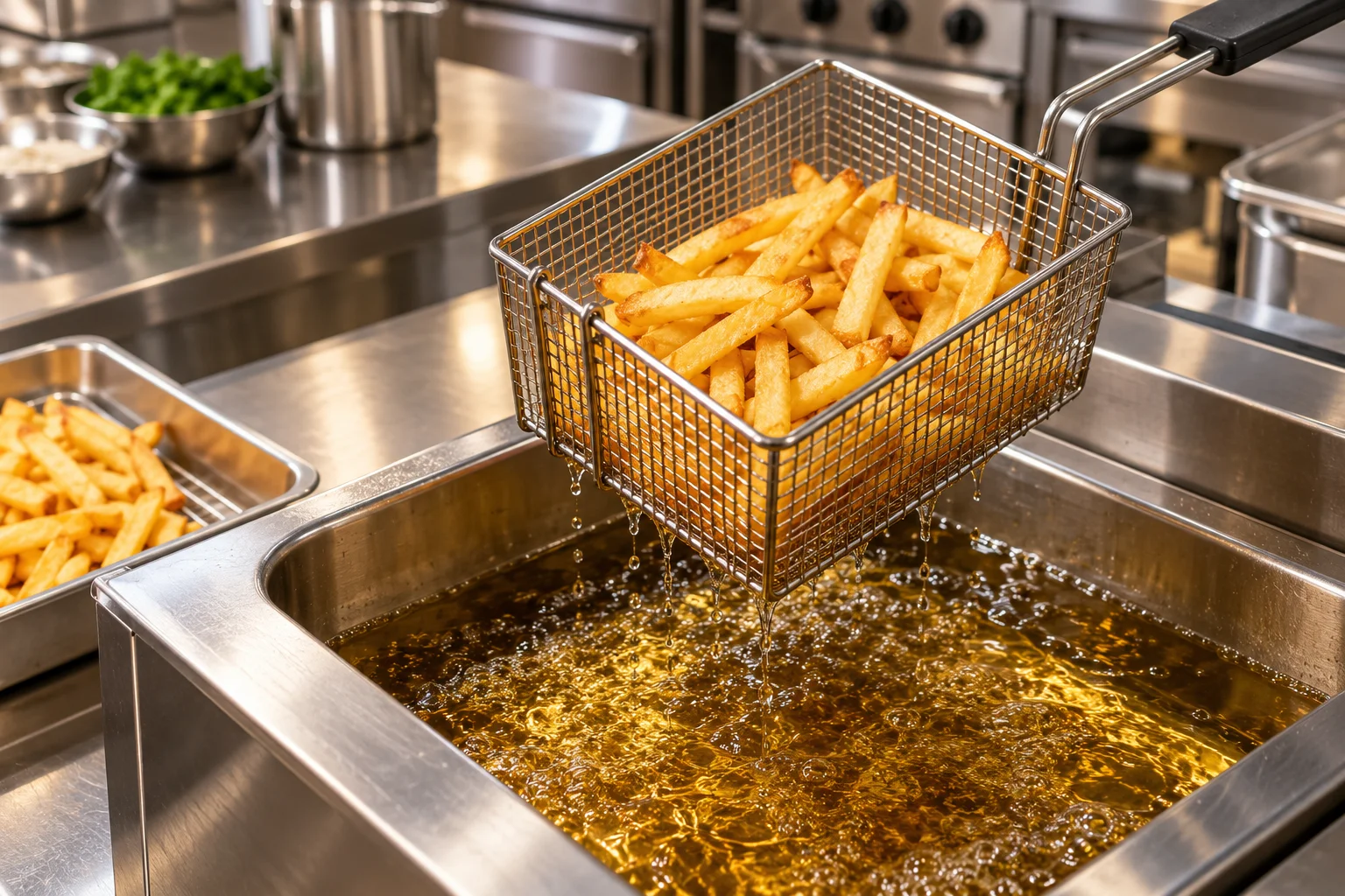 Why cooking oil is needed in restaurants